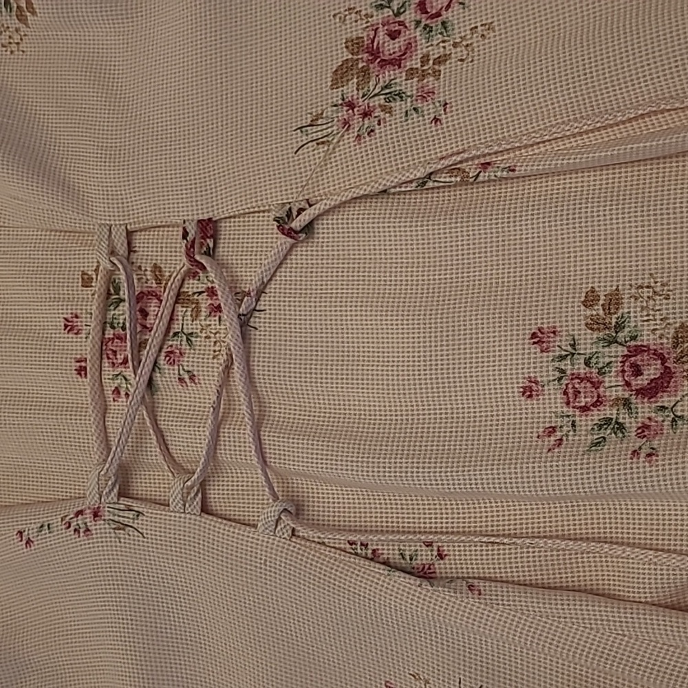 LIKE NEW VTG ULTRA DRESS Floral Kitschy Rose Print - Picture 12 of 14